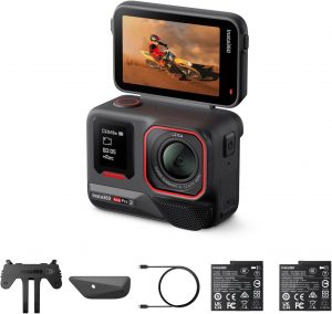 Insta360 Ace Pro 2 Standard-Dual-Akku-Bundle – 8K wasserdichte Action-Kamera mit Leica, 1/1,3-Zoll-Sensor, Dual-AI-Chip, führendes schwaches Licht, überlegenes Audio, Flip-Bildschirm und359,00€ statt 469,99€➡️ https://www.amazon.de/dp/B0DJW2QF43/?tag=preisfehlerheute-21