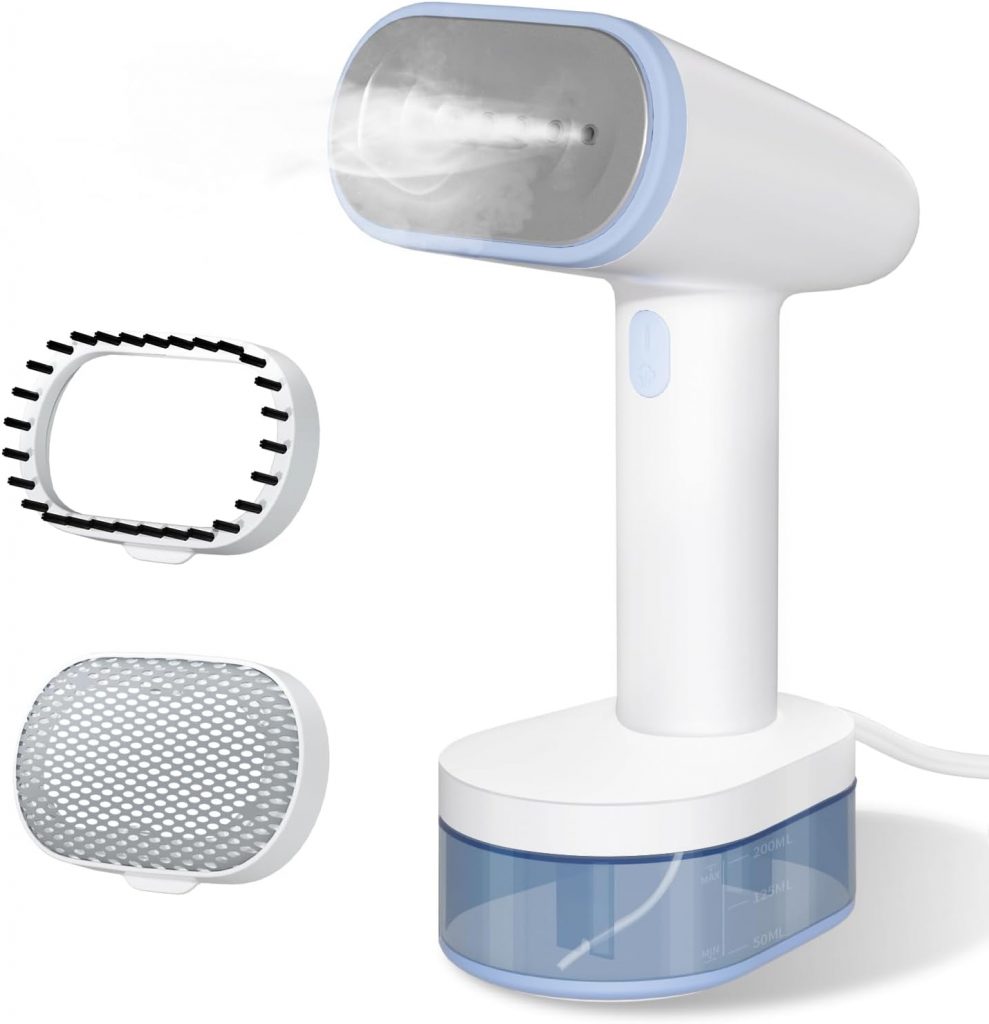 YASHE Dampfglätter für Kleidung, Handlicher Tragbarer Dampfglätter, 250ml Großes Fassungsvermögen, 1600W, 25s Schnelles Aufheizen, Automatische Abschaltung, Selbstreinigungsfunktion, Mini-Größe12.80€ ➡️ https://www.amazon.de/dp/B0D53881DB/?tag=preisfehlerheute-21