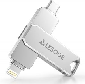 LESOGE MFi-Zertifizierter USB C Stick 256 GB,Mini USB Stick Handy Fotos Speichern,3 in 1 USB C und 3.0 Stick,Externer Speicher für Fotos und Videos,Photo Stick für iPhone/iPad/Android/PC/Mac (Silber)39.97€ statt 49.99€🏷️ Coupon anwenden➡️ https://www.amazon.de/dp/B0DRNWFY4D/?tag=preisfehlerheute-21