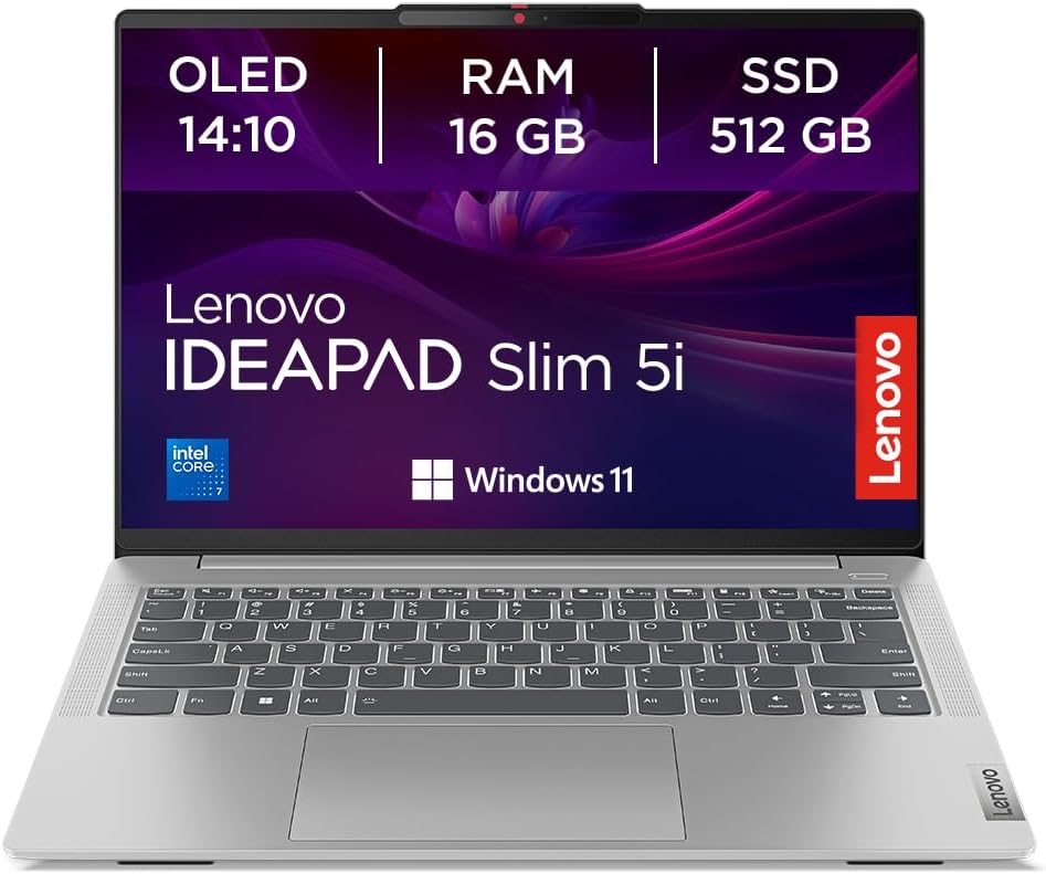 Lenovo IdeaPad Slim 5i Laptop | 14" OLED WUXGA Display | Intel Core i7-13620H | 16GB RAM | 512GB SSD | Intel UHD Grafik | Windows 11 Home | QWERTZ | Luna Grau | 3 Monate Premium Care599,99€ statt 729,00€➡️ https://www.amazon.de/dp/B0DSG9FRJT/?tag=preisfehlerheute-21