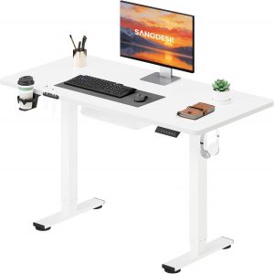 🤴 SANODESK Höhenverstellbarer Schreibtisch 110×54 cm – Kompakter Standing Desk mit praktischem Zubehör, ideal für kleine Räume, leise & sicher mit Anti-Kollisions-Schutz(Weiß)65,98€ statt 99,99€ - 35,00 % 🔥🚚 Verkauft und Versand durch SANODESK1,619 Bewertungen: 4.6 / 5.0 ⭐️⭐️⭐️⭐️⭐️🛒 zu Amazon https://www.amazon.de/dp/B0CDLG4KDX/?th=1&%3Bpsc=1&%3Btag=preisfehlerheute-21&tag=preisfehlerheute-21