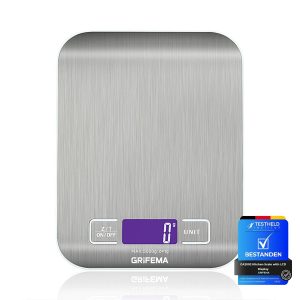 GRIFEMA Digitale K&uuml;chenwaage (Hochpr&auml;zise 1g-5000g), Feinwaage mit LCD Display und 2 Batterien, Waage K&uuml;chenwaage Abstellautomatik und Tara, Digitalwaage mit 6 Ma&szlig;einheit, Briefwaage Edelstahl7,99&euro; ➡️ https://www.amazon.de/dp/B08NDVTN5C/?tag=preisfehlerheute-21