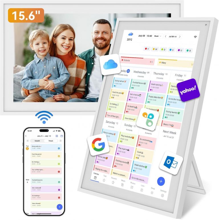 TABWEE Digitaler Kalender 15,6'' - Elektronischer Wandkalender für Familienplaner, Aufgabenliste, Speiseplan, Belohnungssystem, Digitaler Bilderrahmen, Multi-Kalender-Sync, Wand- & Tischmontage179.99€ statt 719.99€🏷️ Coupon anwenden➡️ https://www.amazon.de/dp/B0G2BJS26Z/?tag=preisfehlerheute-21