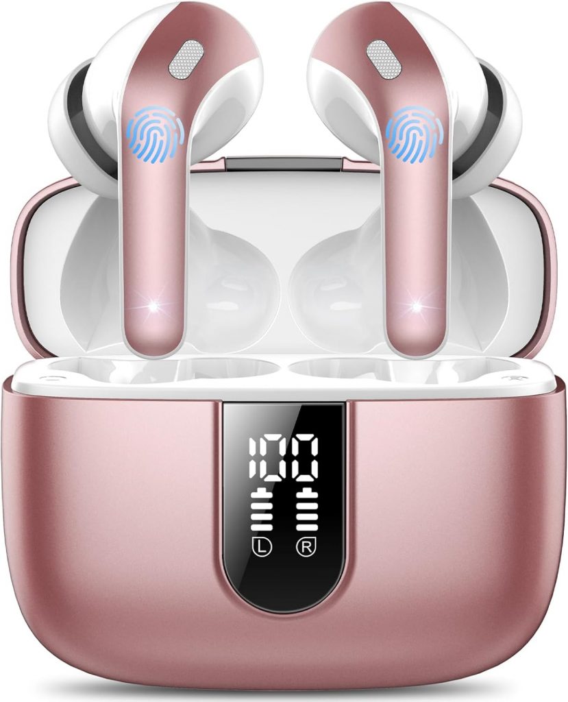👑 IKT Bluetooth Kopfhörer, In Ear Kopfhörer Kabellos Bluetooth 5.3 mit 50H Tiefer Bass, 2024 Neue Kabellose Kopfhörer Noise Cancelling Earbuds mit 4 ENC Mic, IPX7 Wasserdicht Ohrhörer, Roségold28,99€ statt 49,99€ – 43,0 🔥🚚 Verkauft von IKT Direktverkauf und Versand durch Amazon21,947 Bewertungen: 4.3 / 5.0 ⭐️⭐️⭐️⭐️🛒 zu Amazon https://www.amazon.de/dp/B0CNGYY5LZ/?tag=preisfehlerheute-21