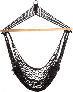 SVITA Hängesessel in Netz-Optik zum Aufhängen mit Stange Baumwollseil Naturmaterial (Grau)13,16€ statt 24,99€➡️ https://www.amazon.de/dp/B098F9P7DQ/?tag=preisfehlerheute-21