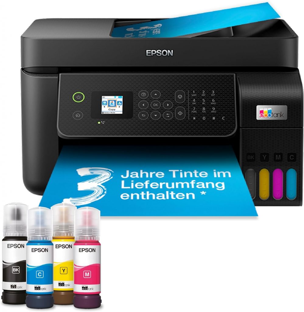 🤴 Epson EcoTank ET-4800 Tintentankdrucker | für Zuhause & kleine Büros | WLAN & Ethernet| A4 | Drucken, Kopieren, Scannen, Faxen | 3.7cm LCD-Display Bildschirm | ADF | inkl. Tinte für bis zu 3 Jahre243,70€ statt 369,99€ – 35,0 🔥🚚 Verkauft und Versand durch F Trade GmbH4,981 Bewertungen: 4.0 / 5.0 ⭐️⭐️⭐️⭐️🛒 zu Amazon https://www.amazon.de/dp/B09GB67ZVX/?th=1&tag=preisfehlerheute-21#038;psc=1&tag=preisfehlerheute-21