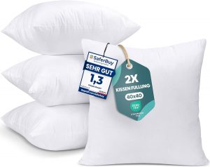 🤴 Utopia Bedding 4er Set Kissenfüllung 40 x 40 cm, Innenkissen Füllkissen Kopfkissen Sofakissen (Weiß)18,50€ statt 28,99€ - 37,00 % 🔥🚚 Verkauft von Utopia Deals Europe und Versand durch Amazon141,615 Bewertungen: 4.6 / 5.0 ⭐️⭐️⭐️⭐️⭐️🛒 zu Amazon https://www.amazon.de/dp/B085DRST36/?th=1&%3Bpsc=1&%3Btag=preisfehlerheute-21&tag=preisfehlerheute-21