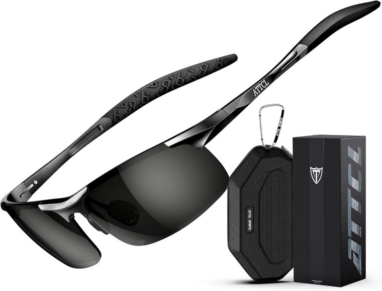 ATTCL Sonnenbrille Herren Polarisiert Für Sport: UV Schutz Leicht Wrap-Around AL-MG Rahmen Verspiegelt Autofahren Angeln Golf 8-177 Schwarz Grau22,94€ statt 26,99€➡️ https://www.amazon.de/dp/B0B4FV8R8N/?tag=preisfehlerheute-21