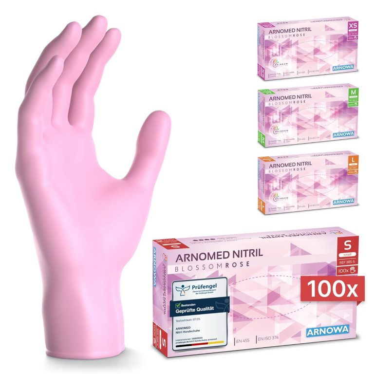 ARNOMED Einweghandschuhe Pink 100 Stück/Box, Einmalhandschuhe S, Nitrilhandschuhe, Handschuhe Einweg puderfrei, latexfreie Gummihandschuhe, Einweghandschuhe in XS, S, M & L verfügbar7,99€ statt 9,87€➡️ https://www.amazon.de/dp/B0BFFJV1YZ/?tag=preisfehlerheute-21