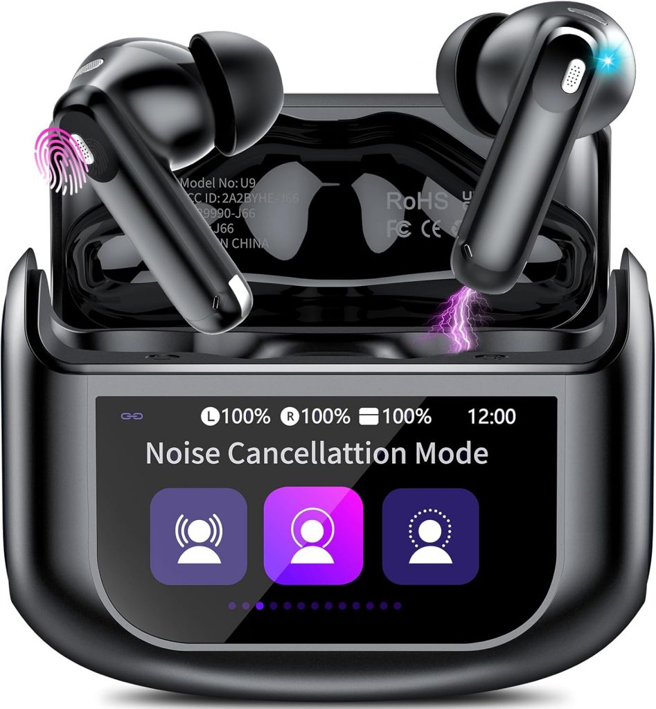 👑 Touchscreen Bluetooth Kopfhörer, 2026 In Ear Kopfhörer Kabellos Bluetooth 5.4 mit ANC+ENC Noise Cancelling Mic, 48Std Spielzeit Tiefer Bass Earbud mit 5 EQ-Modi, IP7 Wasserdicht Ohrhörer USB-C Schwarz29,99€ statt 129,99€ – 77,0 🔥🚚 Verkauft von ZWJ888EU und Versand durch Amazon137 Bewertungen: 4.8 / 5.0 ⭐️⭐️⭐️⭐️⭐️🛒 zu Amazon https://www.amazon.de/dp/B0GQH33GM8/?th=1&tag=preisfehlerheute-21#038;psc=1&tag=preisfehlerheute-21