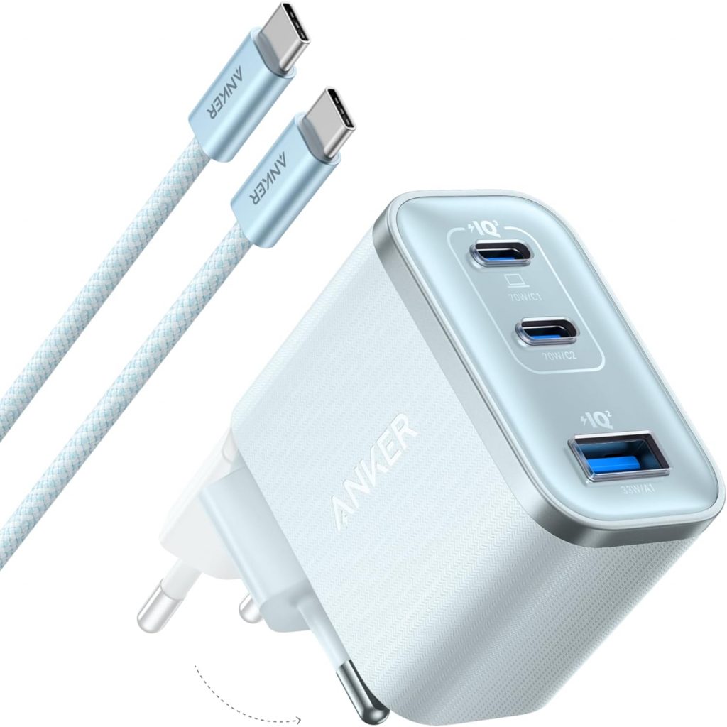 🤴 Anker Nano 70W USB C Ladegerät, 3-Port-Netzteil mit ultraschneller 70W Leistung, kompakt & stylisch, für iPhone 17/Pro/Pro Max/iPhone Air/16/15, MacBook Air, iPad, Pixel, Galaxy und mehr33,99€ statt 49,99€ – 33,0 🔥🚚 Verkauft von AnkerDirect DE und Versand durch Amazon682 Bewertungen: 4.8 / 5.0 ⭐️⭐️⭐️⭐️⭐️🛒 zu Amazon https://www.amazon.de/dp/B0FDWM1CHM/?th=1&tag=preisfehlerheute-21#038;psc=1&tag=preisfehlerheute-21
