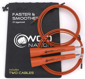 WOD Nation Speed Jump Rope &ndash; Blitzschnelle Springseile &ndash; Ausdauertraining f&uuml;r Crossfit, Boxen, MMA, Kampfsport oder einfach nur fit bleiben2,61&euro; statt 11,99&euro;⚡️ Blitzangebot nutzen➡️ https://www.amazon.de/dp/B00ZWG7HNA/?tag=preisfehlerheute-21