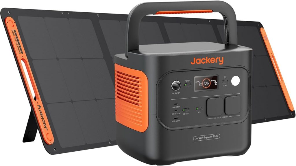 🤴 Jackery 2000 v2 Tragbare Powerstation mit 200W Solarpanel, 2042Wh Solargenerator mit 2200W Ausgang, LiFePO4 Batterie Schnellladung für Camping, Wohnmobil, Off-Grid1044,05€ statt 1499,00€ - 31,00 % 🔥🚚 Verkauft und Versand durch Jackery Germany229 Bewertungen: 4.6 / 5.0 ⭐️⭐️⭐️⭐️⭐️🛒 zu Amazon https://www.amazon.de/dp/B0DSK9YGY7/?amp%3Btag=preisfehlerheute-21&%3Bamp%3Bth=1&%3Bamp%3Bpsc=1&tag=preisfehlerheute-21