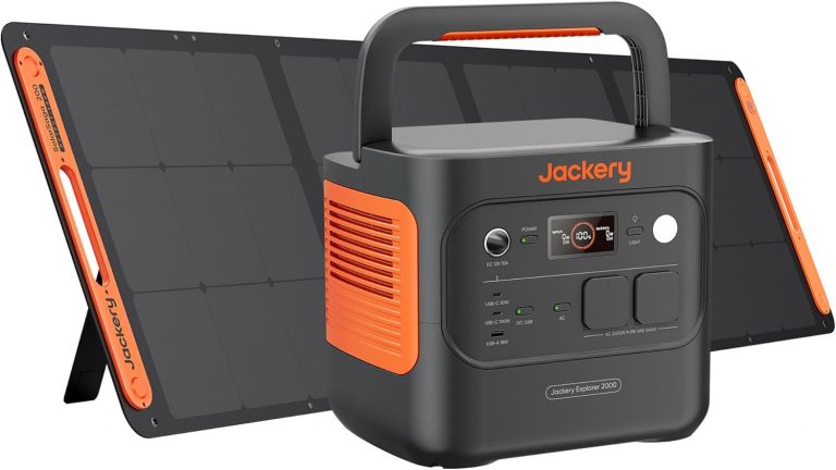 🤴 Jackery 2000 v2 Tragbare Powerstation mit 200W Solarpanel, 2042Wh Solargenerator mit 2200W Ausgang, LiFePO4 Batterie Schnellladung für Camping, Wohnmobil, Off-Grid1044,05€ statt 1499,00€ - 31,00 % 🔥🚚 Verkauft und Versand durch Jackery Germany229 Bewertungen: 4.6 / 5.0 ⭐️⭐️⭐️⭐️⭐️🛒 zu Amazon https://www.amazon.de/dp/B0DSK9YGY7/?amp%3Btag=preisfehlerheute-21&amp%3Bth=1&amp%3Bpsc=1&tag=preisfehlerheute-21