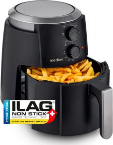 👑 MEDION P30 L Hei&szlig;luftfritteuse (4,7 Liter, Airfryer, 1500 Watt, einfache Bedienung, &ouml;lfreies Frittieren, 60 Min Timer, bis zu 200&deg; C, Antihaft-Beschichtung, MD13020) schwarz39,85&euro; statt 59,99&euro; - 34,00 % 🔥🚚 Verkauft von medionshop-deutschland und Versand durch Amazon88 Bewertungen: 4.5 / 5.0 ⭐️⭐️⭐️⭐️⭐️🛒 zu Amazon https://www.amazon.de/dp/B0DSPQTTXP/?th=1&amp%3Bpsc=1&amp%3Btag=preisfehlerheute-21&tag=preisfehlerheute-21