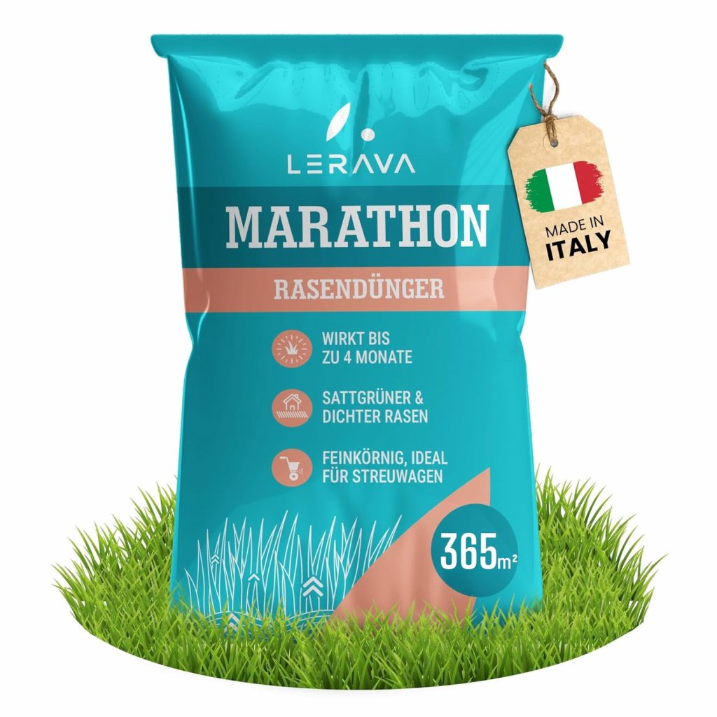 LERAVA® Rasenlangzeitdünger Marathon (365 m²) – Frühjahrsdünger Rasen mit Langzeitwirkung – NPK-Dünger für dichten, vitalen Rasen – Kontrollierte Nährstoffabgabe bis zu 3 Monate14,99€ statt 29,97€➡️ https://www.amazon.de/dp/B0DLKPSPF1/?tag=preisfehlerheute-21