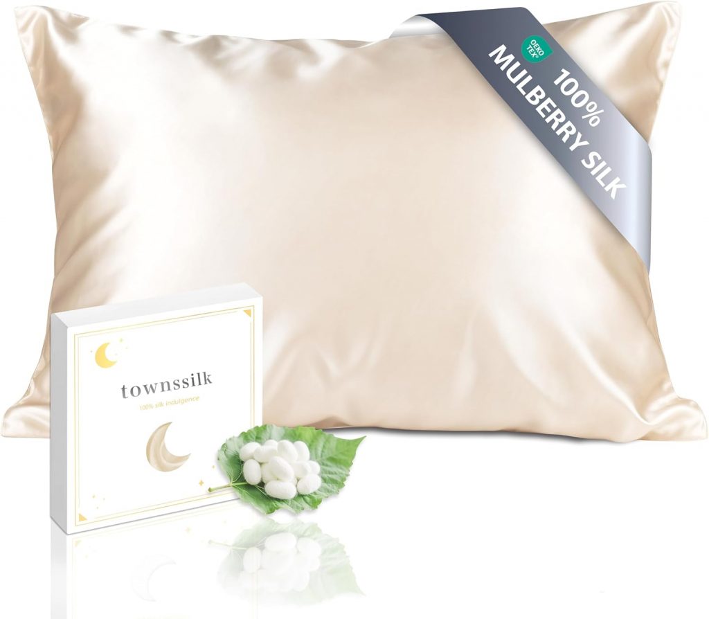 townssilk Kissenbezug, beidseitig aus 100 % 19 Momme, reiner Maulbeerseide, 40 x 80 cm, für Haut und Haar, mit verstecktem Reißverschluss, Fadenzahl 600, Taupe22,09€ statt 25,99€➡️ https://www.amazon.de/dp/B0B45SFRGG/?tag=preisfehlerheute-21