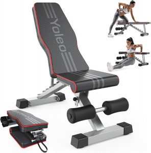 YOLEO Klappbare Hantelbank Multifunktion Training Fitness Bank Bauchtrainer Schr&auml;gbank mit 7-Fach Verstellbarer R&uuml;ckenlehne/4-Fach verstellbarer Sitzkissen,Anregung Belastung 300kg,Sit Up Bank66,49&euro; statt 109,99&euro;➡️ https://www.amazon.de/dp/B08JLYFX3Q/?tag=preisfehlerheute-21