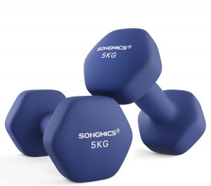SONGMICS Kurzhanteln 2er Set 2 x 5kg Hanteln Set Hanteln Hexagon Neopren Beschichtung Krafttraining Workout Fitness Training Zuhause Hafen Blau SYL910Q0122,00&euro; statt 32,99&euro;➡️ https://www.amazon.de/dp/B0BS6BX75N/?tag=preisfehlerheute-21