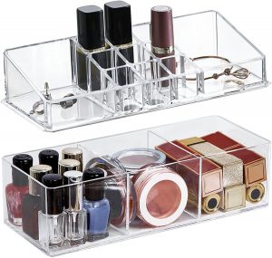 WEFHEF 2 St&uuml;ck Acryl Kosmetik Organizer Schublade Lippenstift Make Up Aufbewahrungsbox Kosmetik Aufbewahrung Box Schmink Organizer Schublade Stapelbar2&euro; ➡️ https://www.amazon.de/dp/B0DZNKJHBB/?tag=preisfehlerheute-21