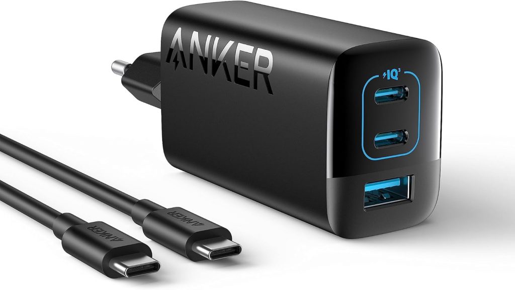 Anker USB C Ladegerät 67W, Anker 335 Hochleistungs-Netzteil mit PIQ 3.0, 3-Port Schnellladegerät, iPad ladegerät, PD Charger für iPhone 17/16/15 Series, MacBook Pro, iPad, Galaxy, Pixel und mehr