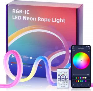 Neon LED Strip, 12V RGB IC Neon LED Streifen mit App-Steuerung, funktioniert mit Alexa und Google Assistant, Geeignet für DIY, Dekoration (5m)9.99€ ➡️ https://www.amazon.de/dp/B0B823KYNJ/?tag=preisfehlerheute-21