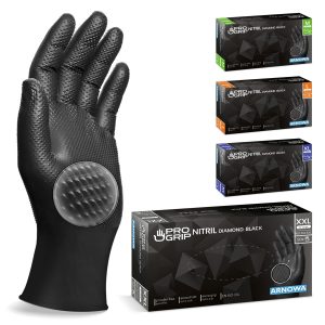 PROGRIP Einweghandschuhe Diamant Grip, Schwarz, Einmalhandschuhe Extra Stark, Nitrilhandschuhe Gr. XXL, 2x dicker, Handschuhe Einweg, Arbeitshandschuhe für Werkstatt & Montage, 50 Stk/Box6,79€ statt 9,99€➡️ https://www.amazon.de/dp/B0C77WJTH5/?tag=preisfehlerheute-21