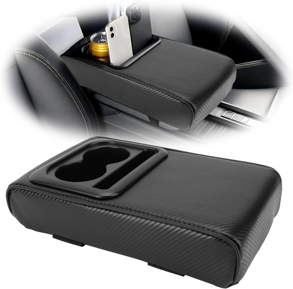WODHMIEY Auto Armlehnenkastenschutz, Autoarmlehnenkissen aus Kunstleder mit Becherhalter, Universalarmlehne für Autos SUVs und LKW, Elastisches Band, Verdickter Schwammbaumwolle-Kern(Kohlefaser)6.88€ statt 27.99€➡️ https://www.amazon.de/dp/B0DLBCZQ3Y/?tag=preisfehlerheute-21