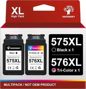 👑 GREENSKY 575XL 576XL Druckerpatronen PG-575XL CL-576XL Kompatible f&uuml;r Canon 575 XL 576 XL Schwarz und Farbe f&uuml;r Canon PIXMA TR4755i TS3750i TR4756i TS3550i TS3551i TS3751i TS3752i TR4750i TR4751i38,58&euro; statt 52,99&euro; - 28,00 % 🔥🚚 Verkauft von HBBY INK SHOPPY und Versand durch Amazon605 Bewertungen: 4.6 / 5.0 ⭐️⭐️⭐️⭐️⭐️🛒 zu Amazon https://www.amazon.de/dp/B0FMDSQWC8/?tag=preisfehlerheute-21