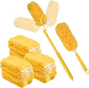 Byfoyif 30 St&uuml;ck 360&deg; Staubmagnet Nachf&uuml;llpack T&uuml;cher, mit 1 Langer Griff Kompatibel mit Swiffer Waschbar Staubwischer Mikrofaser Spalt-Staubreiniger f&uuml;r Spinnenweben Tierhaare Staub Schmutz Gelb2.99&euro; ➡️ https://www.amazon.de/dp/B0FMFDL2S3/?tag=preisfehlerheute-21