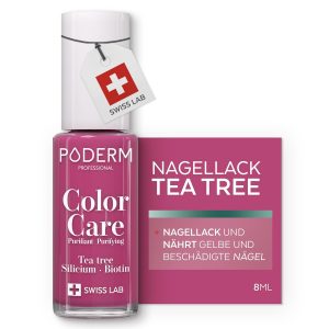 PODERM - TEEBAUM-NAGELLACK COLOR CARE Himbeere - verbessert das Aussehen f&uuml;r die gelbe oder br&uuml;chige N&auml;gel - 2 IN 1 PFLEGE - Hergestellt in der Schweiz13,99&euro; statt 16,50&euro;➡️ https://www.amazon.de/dp/B0BZS2QX4M/?tag=preisfehlerheute-21