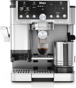 🤴 Ninja Luxe Pro 3-in-1-Kaffeemaschine mit Mahlwerk und Aufsch&auml;umer f&uuml;r Latte, Cappuccino, Cold Brew & Espresso, einfache Handhabung, 5 Voreinstellungen zum Aufsch&auml;umen, Silber, ES701EU521,99&euro; statt 749,99&euro; - 31,00 % 🔥🚚 Verkauft durch Amazon und Versand durch Amazon1,112 Bewertungen: 4.4 / 5.0 ⭐️⭐️⭐️⭐️🛒 zu Amazon https://www.amazon.de/dp/B0DFCSJF35/?tag=preisfehlerheute-21