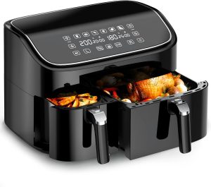 🤴 Hei&szlig;luftfritteuse 2 kammern, Hochwertige 9L Airfryer (3L&6L), 2 F&auml;cher, 6-in-1, Touchscreen, Sp&uuml;lmaschinenfeste K&ouml;rbe, Antihaftbeschichtete Frittierk&ouml;rbe, Gesunde Friteuse ohne &Ouml;l und fettarmes Kochen84,99&euro; statt 139,99&euro; - 40,00 % 🔥🚚 Verkauft von CARONE ALESSANDRO STORE und Versand durch Amazon6,136 Bewertungen: 4.5 / 5.0 ⭐️⭐️⭐️⭐️⭐️🛒 zu Amazon https://www.amazon.de/dp/B0CYHB87MK/?tag=preisfehlerheute-21