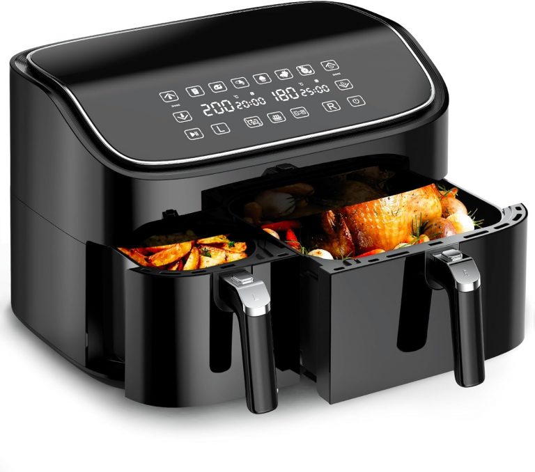 🤴 Heißluftfritteuse 2 kammern, Hochwertige 9L Airfryer (3L&6L), 2 Fächer, 6-in-1, Touchscreen, Spülmaschinenfeste Körbe, Antihaftbeschichtete Frittierkörbe, Gesunde Friteuse ohne Öl und fettarmes Kochen84,99€ statt 139,99€ - 40,00 % 🔥🚚 Verkauft von CARONE ALESSANDRO STORE und Versand durch Amazon6,136 Bewertungen: 4.5 / 5.0 ⭐️⭐️⭐️⭐️⭐️🛒 zu Amazon https://www.amazon.de/dp/B0CYHB87MK/?amp%3Btag=preisfehlerheute-21&tag=preisfehlerheute-21