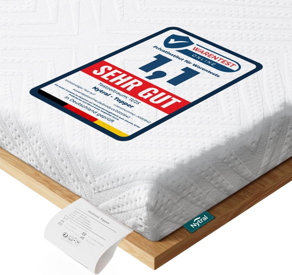 🤴 Topper 140x200cm H3 & H4, 7.5 cm Höhe Schlafsofa Bett Gelschaum, Öko-TEX Zertifiziert, Atmungsaktiv & Waschbar, Matratzentopper für Boxspringbett, Wohnwagen & Schlafsofa89,22€ statt 139,97€ - 37,00 % 🔥🚚 Verkauft von DINAMISMELUCIDADO UNIPESSOAL LDA und Versand durch Amazon215 Bewertungen: 4.8 / 5.0 ⭐️⭐️⭐️⭐️⭐️🛒 zu Amazon https://www.amazon.de/dp/B0G49RLZTK/?amp%3Btag=preisfehlerheute-21&%3Bamp%3Bth=1&%3Bamp%3Bpsc=1&tag=preisfehlerheute-21