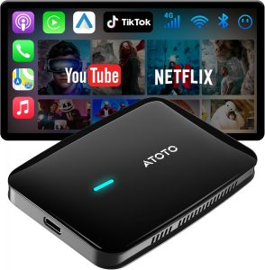 ATOTODIRECT AI Box CarPlay Wireless Adapter Android Auto für Kabel-CP/AA, 2G+16G, Dual WLAN & Bluetooth IoT Hub, BLE, für Netflix/YouTube, DriveChat AI Voice, CB4A44,99€ statt 89,99€➡️ https://www.amazon.de/dp/B0GLDTPVYN/?tag=preisfehlerheute-21