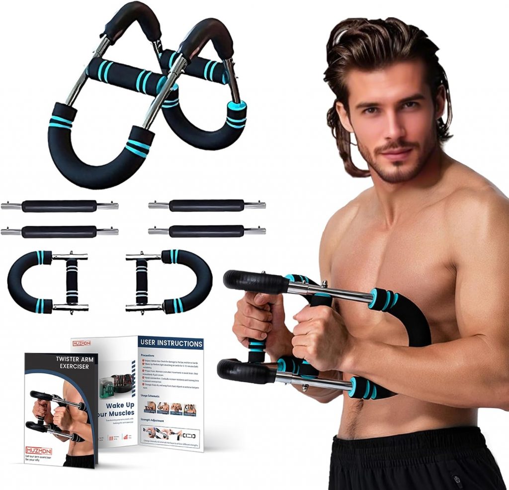 TOPtoper Twister Armtrainer , Portable Power Twister Stange mit abnehmbarem Design, Verstellbares Brusttrainer U Brustmuskel Trainingsgeräte – Fitnessübungen überall Gorilla Grip Brust Trainer8,99€ statt 22,99€➡️ https://www.amazon.de/dp/B0FNRHBQLR/?tag=preisfehlerheute-21