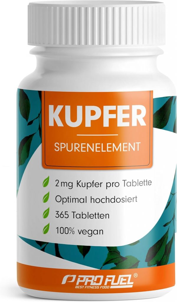 👑 Kupfer Tabletten 365x mit 2 mg Kupfer aus hochwertigem Kupferbisglycinat – optimal hochdosiert – essentielles Spurenelement – laborgeprüft mit Zertifikat – Jahresvorrat – 10 vegan8,36€ statt 12,95€ – 36,0 🔥🚚 Verkauft von mewell GmbH und Versand durch Amazon346 Bewertungen: 4.6 / 5.0 ⭐️⭐️⭐️⭐️⭐️🛒 zu Amazon https://www.amazon.de/dp/B0CL7JTKVL/?tag=preisfehlerheute-21