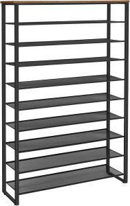 👑 HOOBRO Schuhregal mit 10 Ebenen, 100cm Schuhschrank hoch, Schuhablage schmal, Schuhaufbewahrung, Metall, für 40-50 Paar Schuhe, Platz Sparen, für Flur, Wohnzimmer, Vintagebraun-Schwarz EBF171XJ0168,61€ statt 91,99€ - 26,00 % 🔥🚚 Verkauft von Hoobro Direct und Versand durch Amazon618 Bewertungen: 4.6 / 5.0 ⭐️⭐️⭐️⭐️⭐️🛒 zu Amazon https://www.amazon.de/dp/B0BKG9C41T/?th=1&%3Bpsc=1&%3Btag=preisfehlerheute-21&tag=preisfehlerheute-21