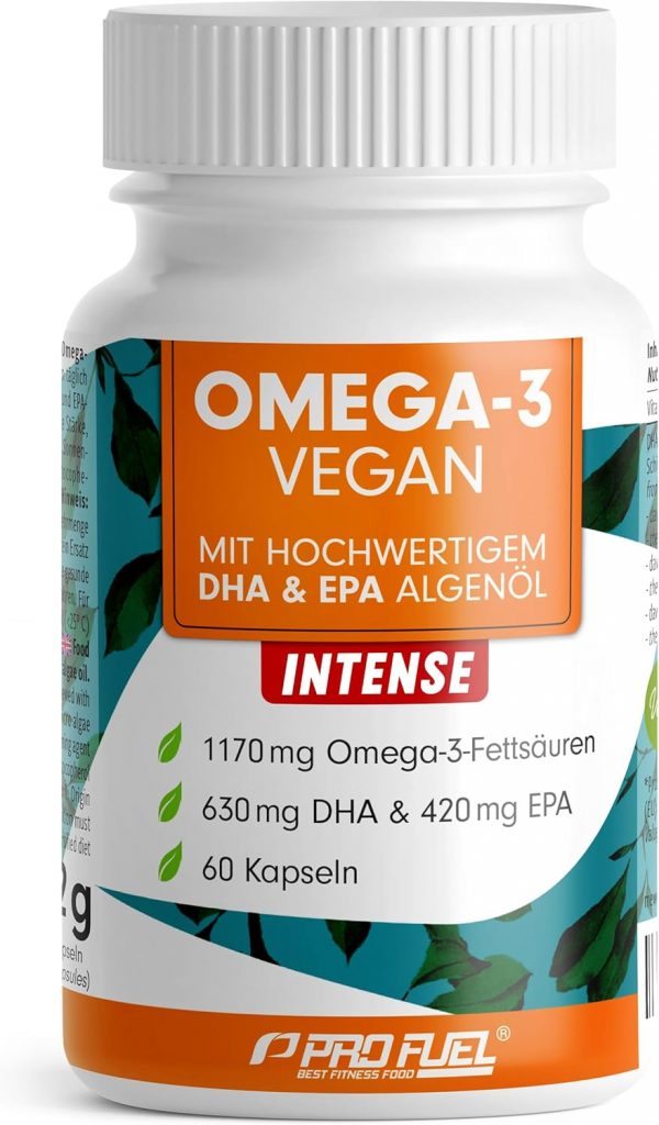 👑 Omega-3 vegan INTENSE - 60 Kapseln - 2000 mg Algenöl pro Tag - hochdosiert mit 630mg DHA + 420 mg EPA - vegane Omega-3 Algenöl Kapseln - DHA:EPA Verhältnis 3:2 - laborgeprüft mit Analyse-Zertifikat20,98€ statt 29,95€ - 30,00 % 🔥🚚 Verkauft von mewell GmbH und Versand durch Amazon748 Bewertungen: 4.6 / 5.0 ⭐️⭐️⭐️⭐️⭐️🛒 zu Amazon https://www.amazon.de/dp/B0C2J9Y9LM/?amp%3Btag=preisfehlerheute-21&tag=preisfehlerheute-21