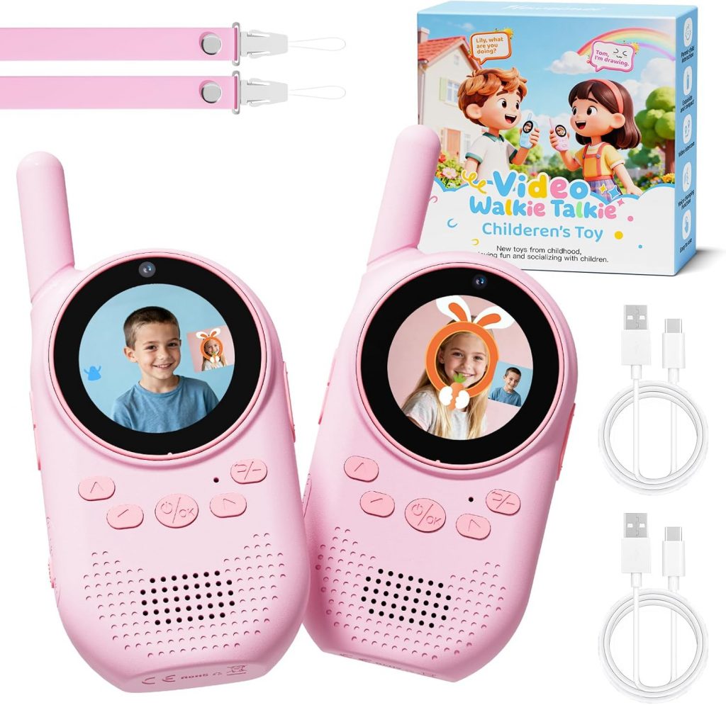 HEWEIMEI Video Walkie Talkie Kinder, wiederaufladbare Walkie-Talkies für Kinder mit Display und Stimmverzerrer, Outdoor-Spielzeug, Geschenke für Jungen und Mädchen 3-12 Jahre33,99€ statt 39,99€➡️ https://www.amazon.de/dp/B0FWQZTQYB/?tag=preisfehlerheute-21