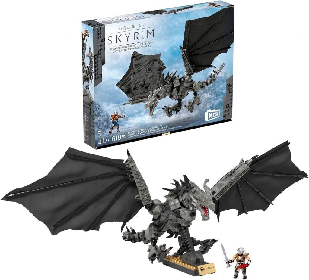 🤴 MEGA Skyrim Actionfigur Bauspielzeug, Alduin der Weltenfresser mit 619 Teilen, mit 1 Dragonborn-Figur, für Sammler, HXR9839,58€ statt 54,99€ – 29,0 🔥🚚 Verkauft von Yelware24 und Versand durch Amazon282 Bewertungen: 4.6 / 5.0 ⭐️⭐️⭐️⭐️⭐️🛒 zu Amazon https://www.amazon.de/dp/B0D9PFHHXT/?tag=preisfehlerheute-21