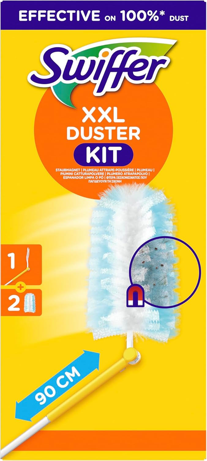 🤴 Swiffer Staubmagnet XXL Starter-Set (1 XXL-Griff + 2 Tücher) Fängt Und Schließt 3-mal Mehr Staub Und Haare Ein Als Herkömmliche Staubwedel4,99€ statt 7,49€ - 34,00 % 🔥🚚 Verkauft durch Amazon und Versand durch Amazon32,394 Bewertungen: 4.7 / 5.0 ⭐️⭐️⭐️⭐️⭐️🛒 zu Amazon https://www.amazon.de/dp/B00ABJVKE0/?amp%3Btag=preisfehlerheute-21&amp%3Bth=1&amp%3Bpsc=1&tag=preisfehlerheute-21