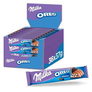 🤴 Milka Schokoriegel – Alpenmilch-Schokolade mit Kakaokeks-Stücken und feiner Milchcrèmefüllung – 36 x 37g21,09€ statt 39,96€ - 48,00 % 🔥🚚 Verkauft durch Amazon und Versand durch Amazon858 Bewertungen: 4.5 / 5.0 ⭐️⭐️⭐️⭐️⭐️🛒 zu Amazon https://www.amazon.de/dp/B06XD91WJG/?tag=preisfehlerheute-21