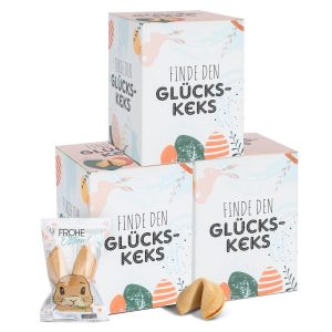 FOOD crew 36x Gl&uuml;ckskekse Ostern - Osters&uuml;&szlig;igkeiten - Gl&uuml;ckskeks Einzeln Verpackt - Gl&uuml;ckskekse mit Spr&uuml;chen Deutsch - Ostergeschenke - Vegane S&uuml;&szlig;igkeiten - Ostern Mitgebsel - Ostern Geschenke Kinder16.99&euro; statt 24.99&euro;🏷️ Coupon anwenden➡️ https://www.amazon.de/dp/B0BRSR6B92/?tag=preisfehlerheute-21