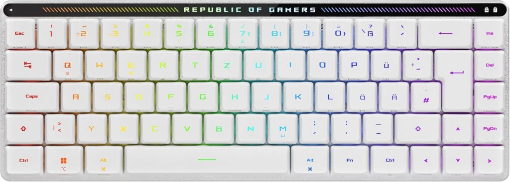 🤴 ASUS ROG Falchion RX Low Profile 65% kabellose Gaming-Tastatur (QWERTZ-Layout, optische ROG RX Low-Profile-Switches, Bluetooth, 2,4-GHz-RF Wireless, kabelgebunden USB, MacOS kompatibel, weiß)119,90€ statt 189,90€ - 37,00 % 🔥🚚 Verkauft durch Amazon und Versand durch Amazon40 Bewertungen: 4.3 / 5.0 ⭐️⭐️⭐️⭐️🛒 zu Amazon https://www.amazon.de/dp/B07MP95KHX/?amp%3Btag=preisfehlerheute-21&tag=preisfehlerheute-21