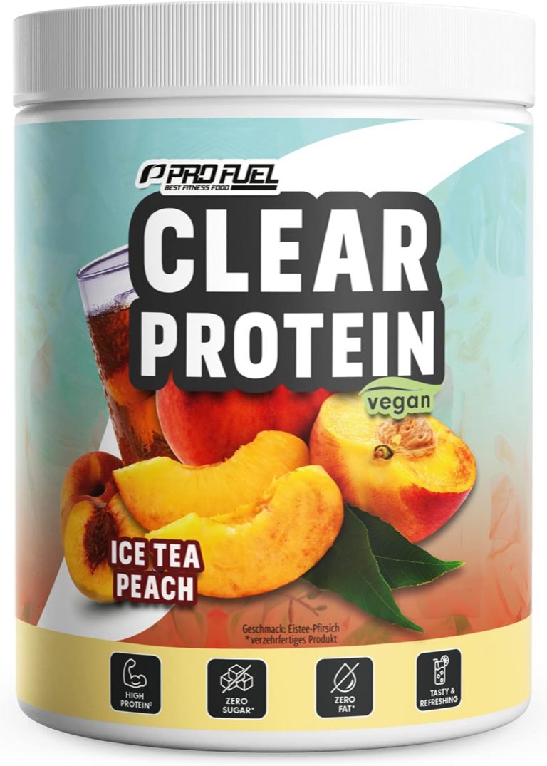 👑 Clear Protein Vegan 360g ICE TEA PEACH - unglaublich leckerer & erfrischender Protein-Drink - vegane Clear Whey Protein/Iso Clear Alternative mit hochwertigem Erbsenproteinhydrolysat - 56% Protein20,98€ statt 28,95€ - 28,00 % 🔥🚚 Verkauft von mewell GmbH und Versand durch Amazon101 Bewertungen: 4.0 / 5.0 ⭐️⭐️⭐️⭐️🛒 zu Amazon https://www.amazon.de/dp/B0BBN47LMG/?amp%3Btag=preisfehlerheute-21&tag=preisfehlerheute-21