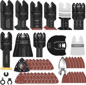 LEILUO 158 teiliges Multitool S&auml;geblatt Set universelles Zubeh&ouml;r f&uuml;r oszillierende Werkzeuge mit Aufbewahrungstasche kompatibel mit Einhell Makita DTM51Z Dremel Parkside und mehr27,99&euro; statt 31,99&euro;➡️ https://www.amazon.de/dp/B0CQT64Z6J/?tag=preisfehlerheute-21