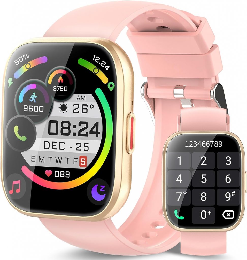 aycy Smartwatch Damen Herren, Fitnessuhr Damen mit Telefonfunktion 1.85" Zoll Touchscreen, IP68 Wasserdicht Smart Watch mit schrittzähler Schlafmonitor, Uhren Herren für Android iOS, Hellrosa13.99€ statt 99.99€➡️ https://www.amazon.de/dp/B0GQ3DG623/?tag=preisfehlerheute-21