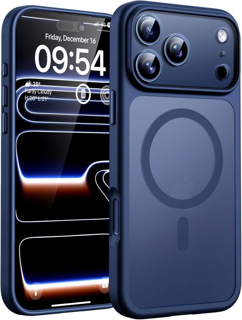 🤴 TOCOL für iPhone 17 Pro Hülle 6,3 Zoll, Kompatibel mit MagSafe, Vollständiger Kameraschutz, Eingebauter Magnetring, Stoßfest Kratzfest Transluzente Matt Handyhülle für iPhone 17 Pro Case, Blau9,34€ statt 17,98€ – 49,0 🔥🚚 Verkauft von HATOSHI-EU und Versand durch Amazon48,422 Bewertungen: 4.5 / 5.0 ⭐️⭐️⭐️⭐️⭐️🛒 zu Amazon https://www.amazon.de/dp/B0FDKVVR98/?th=1&tag=preisfehlerheute-21#038;psc=1&tag=preisfehlerheute-21